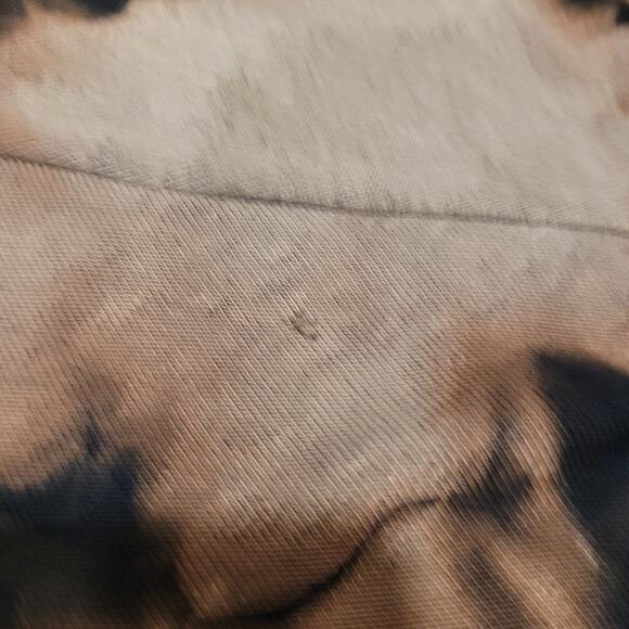 Custom Bleach Dye Nike Dri-FIT Cropped Sweatshirt Womens Oversized L/XL Boxy Fit - Picture 5 of 11